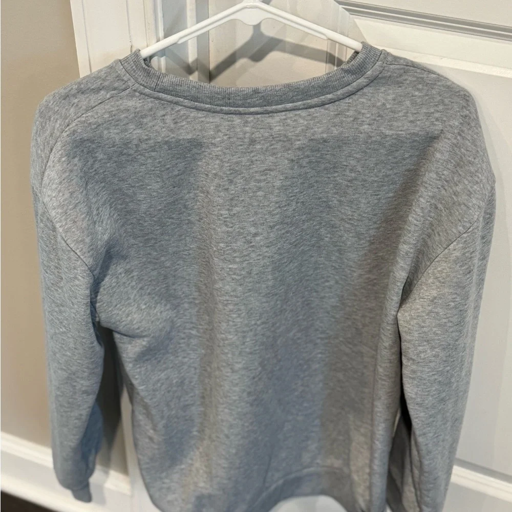 SHEIN BRAND, Gray Distressed Malibu California Sweatshirt, Women's Clothing-SM - Picture 5 of 10